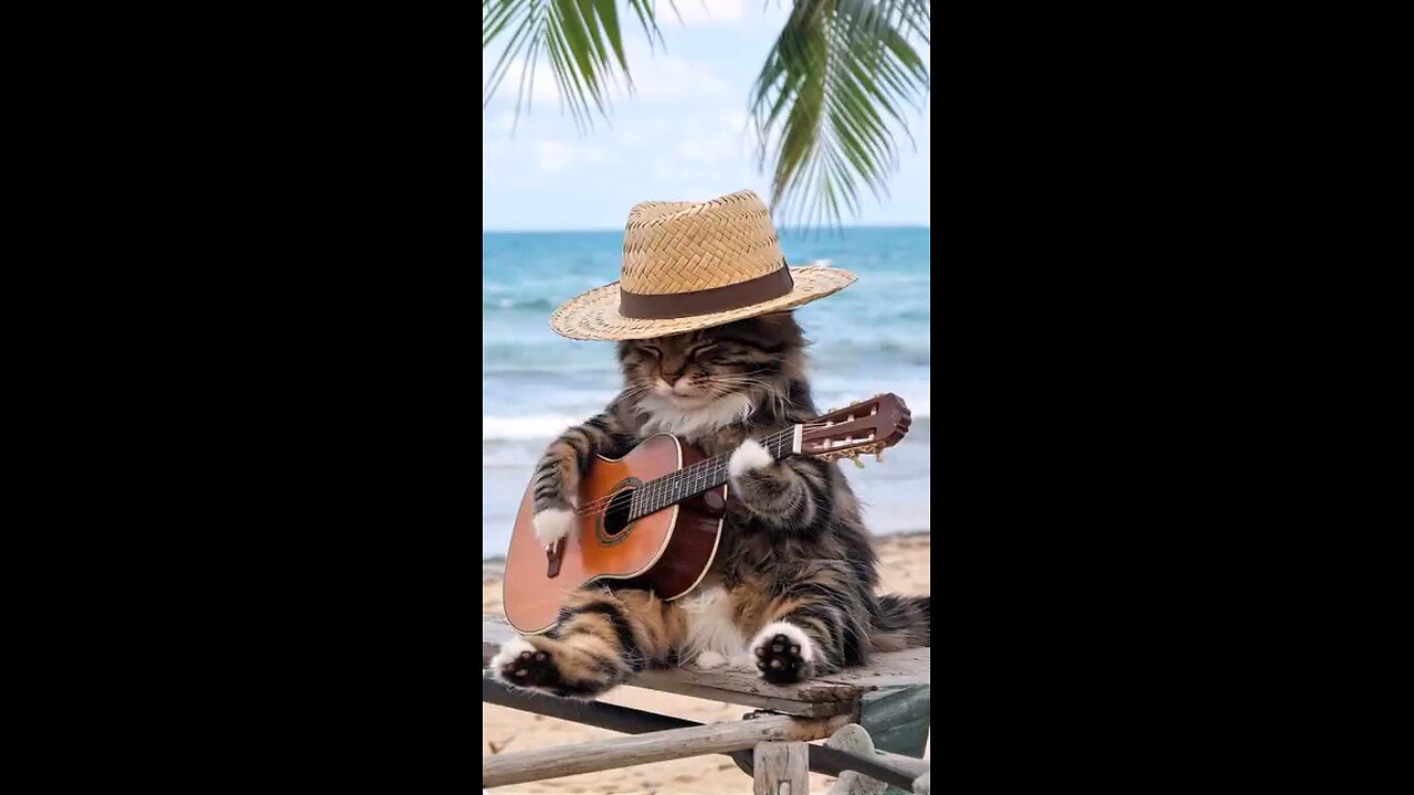 cat playing song