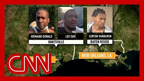 3 more New Orleans inmates captured_ leaving 2 at large