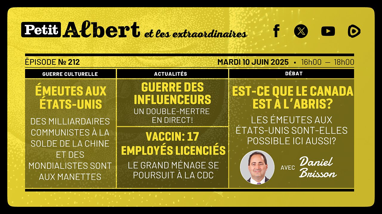 Petit Albert et les extraordinaires Épisode #212 - Avec Daniel Brisson