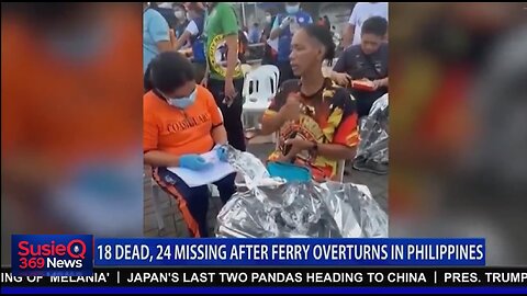 18 DEAD, 24 MISSING AFTER FERRY OVERTURNS IN PHILIPPINES