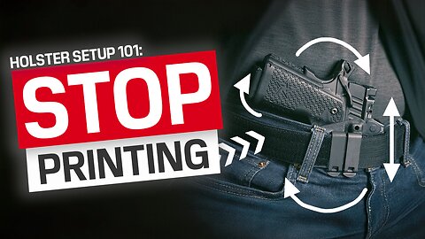 Holster Setup 101: Balancing Concealment and Comfort for Concealed Carry