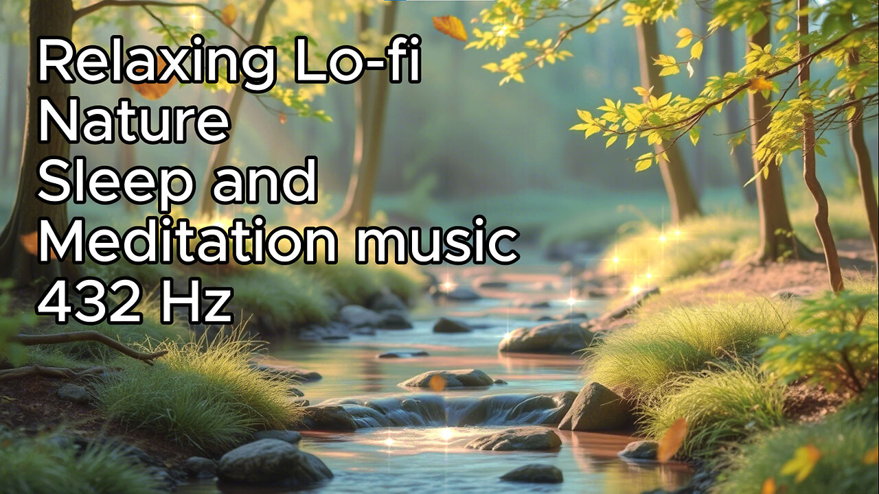 (Live 24/7) Relaxing Lo-fi, Nature, Sleep and Meditation music, 432 Hz