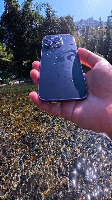 iphone 15 pro camera test under water 4k