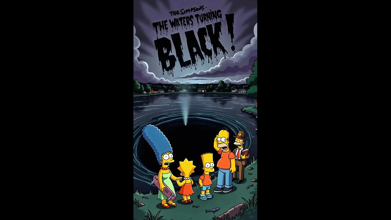 the simpson predict water turn into black
