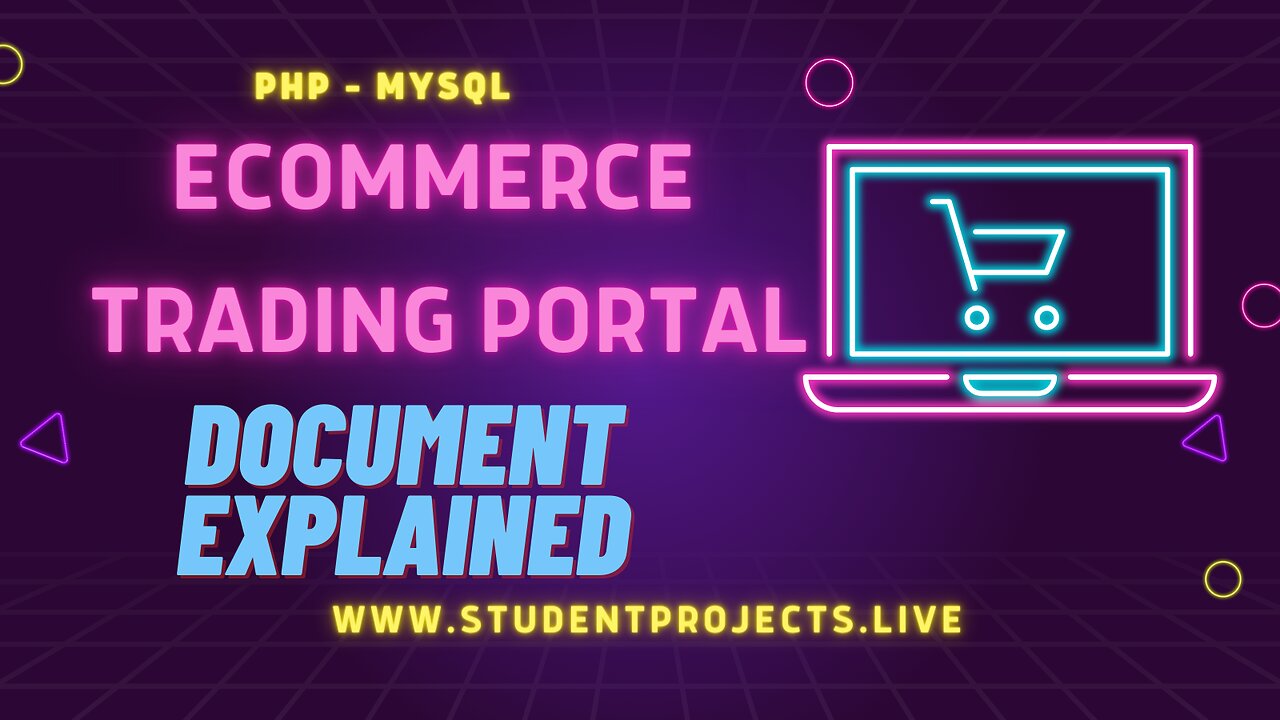 Ecommerce Trading Portal documentation explained