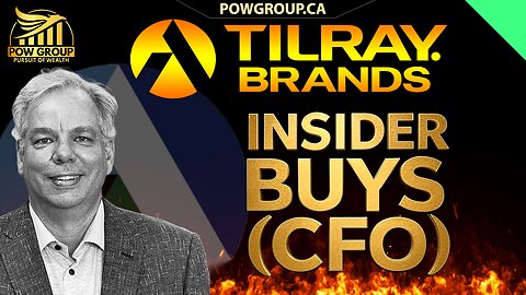 Tilray Insider Buys Stock - CFO Carl Merton & TLRY Held Key Support