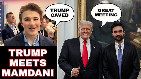 Trump PRAISES and JOKES With Mamdani | Liberals CLAIM Trump CAVED