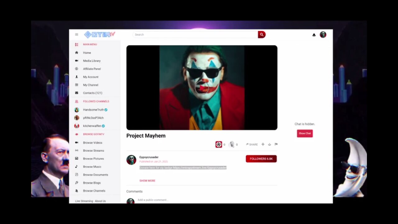 Gypsy Crusader clip 214 (project mayhem)