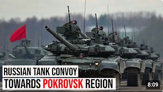 The Final Battle Is Coming! Russian Tank Convoy Mass Outside Pokrovsk