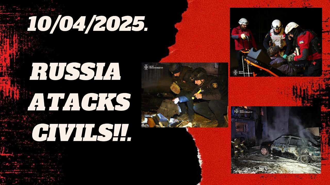 RUSSIA ATTACKS CIVILIANS WITH DRONES AND CRUISE MISSILES!!