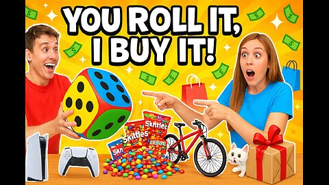 YOU ROLL IT, I BUY IT CHALLENGE! 🎲💸 (INSANE Shopping Spree Gone WRONG!)