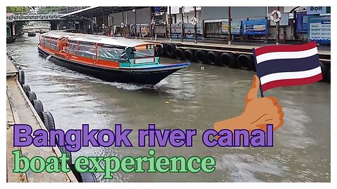 Bangkok's Wild Canal Ride: Low Bridges & High Tides!