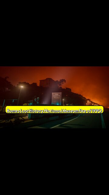 Rome's Lost History: National Museum Fire of 1990 #Rome #Archaeology #Italy