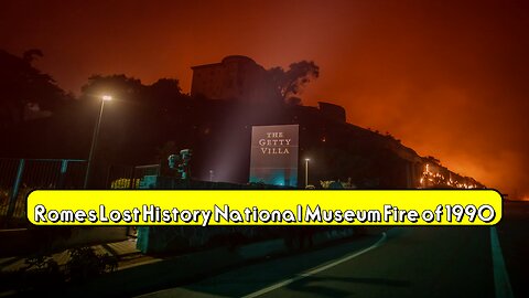 Rome's Lost History: National Museum Fire of 1990 #Rome #Archaeology #Italy