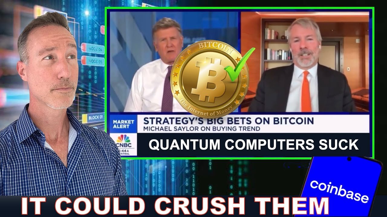 🚨 Saylor: Quantum Computing WON’T Kill Bitcoin But Could CRUSH Google, Banks & YOUR Accounts!