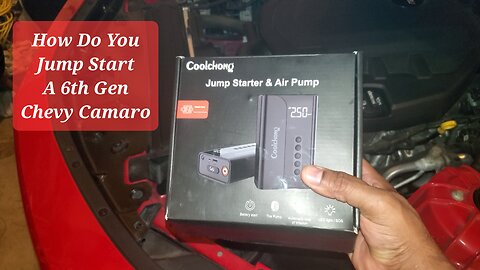 QUICK AND SIMPLE - Dead Battery Jump Start 6th Gen Camaro