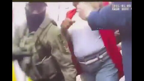 Bodycam footage of LaMonica McIve shoving DHS Agents while storming the ICE Center