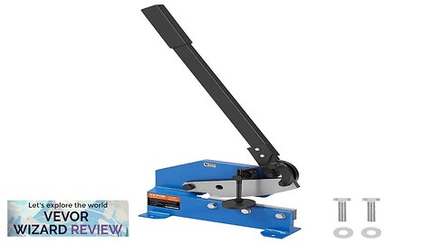 VEVOR 8" Manual Hand Plate Shear for Metal Sheet Processing HS-8 Benchtop Review