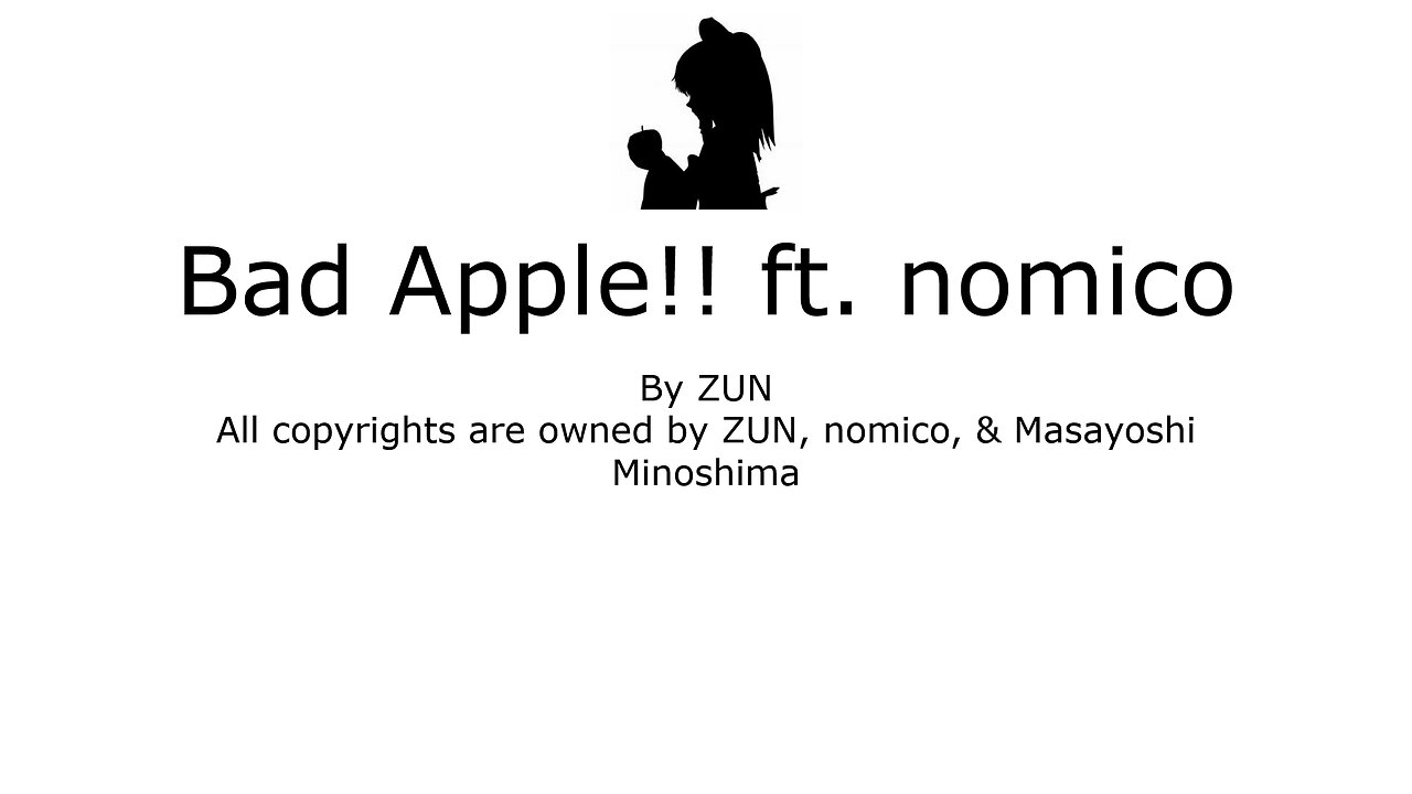 Bad Apple!! ft. nomico