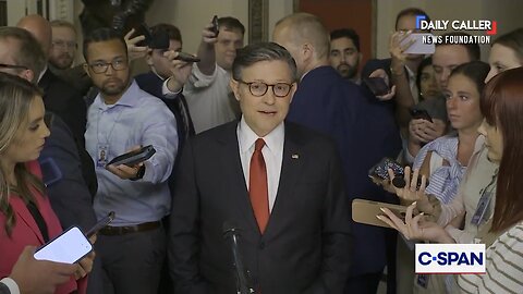 Speaker Johnson: 'It’s Been a Long, Productive Day — We’re in a Good Place Right Now'