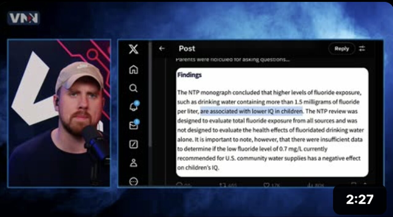 "NIH Concedes Disturbing Information Regarding Fluoride"