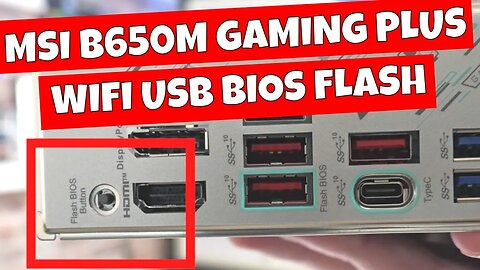 How To Use MSI Mflash B650M Gaming Plus WiFi USB BIOS Flash & Troubleshooting