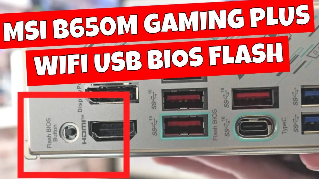 How To Use MSI Mflash B650M Gaming Plus WiFi USB BIOS Flash & Troubleshooting