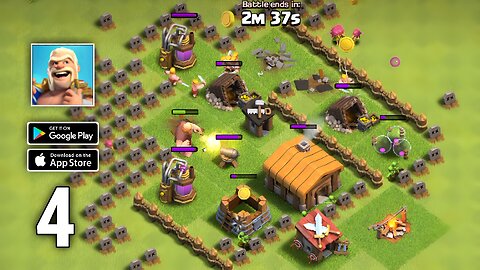 Clash Of Clans Gameplay - Walkthrough Part 4 (iOS, Android) I COC
