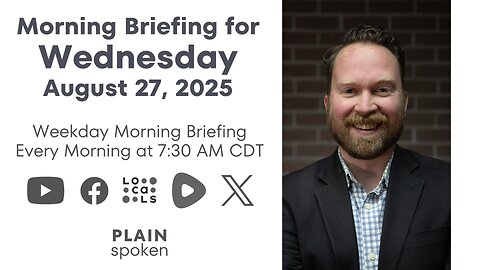 Wednesday Morning Briefing (August 27, 2025)