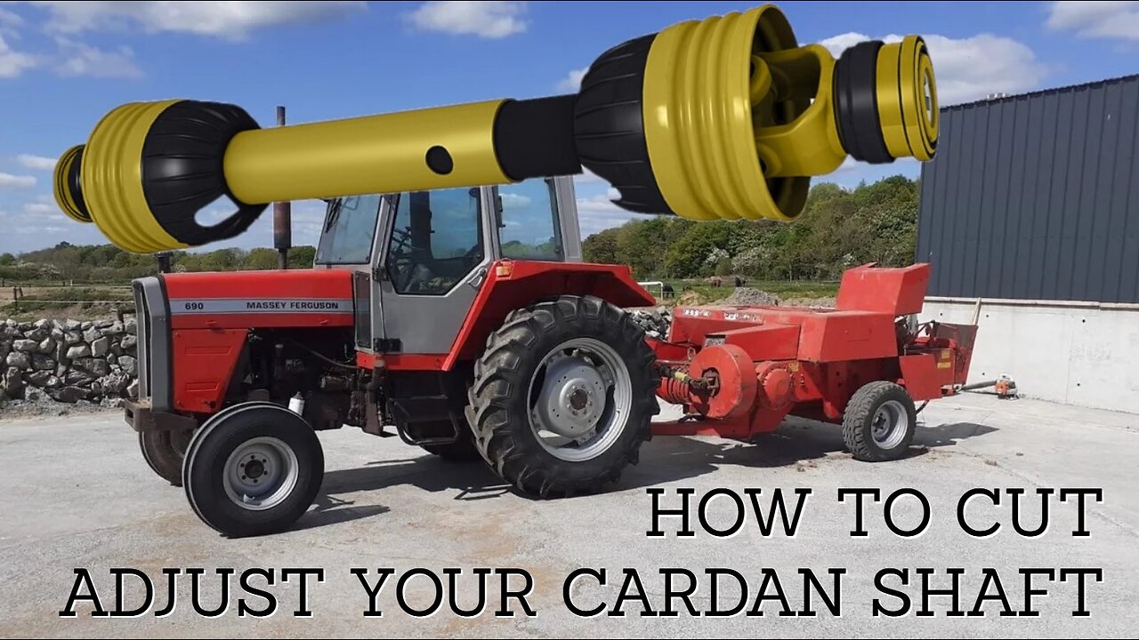 How to cut / adjust your transmision cardan shaft (tractor PTO)