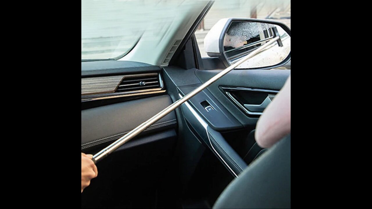 Retractable Rear-view Mirror Wiper, for Sedan, SUV, Trucks