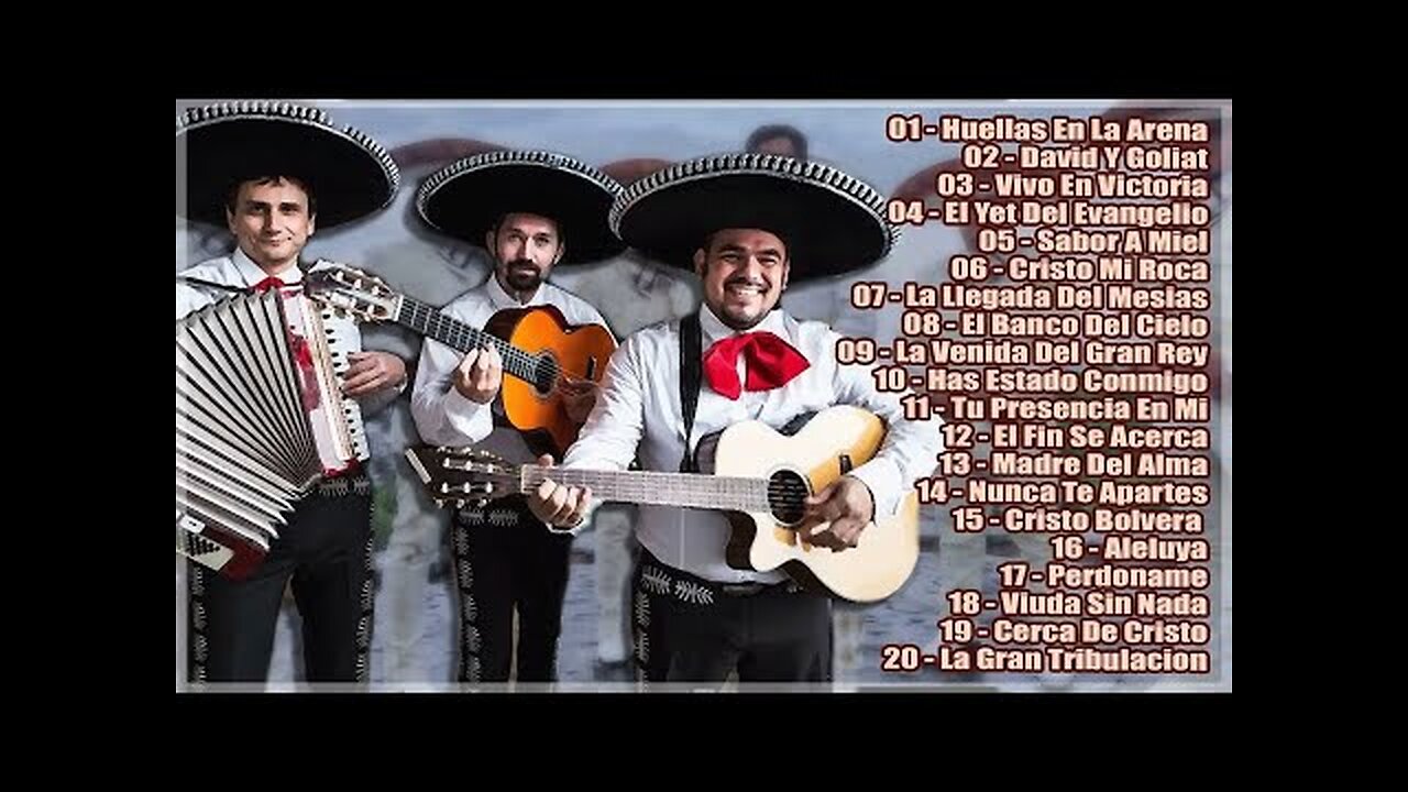 Rancheras Cristianas - Los Grandes Éxitos Mega Mix Poderosa - Alabanza Musica Cristiana.