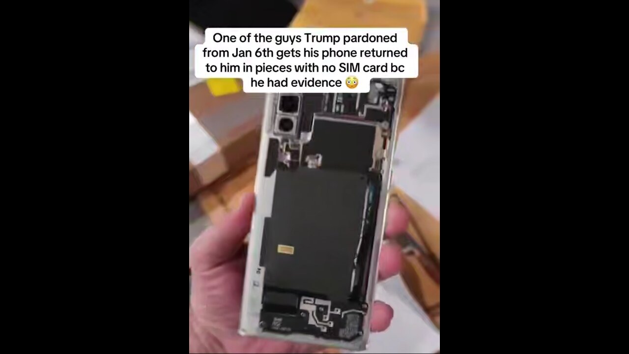Incarcerated J6er gets his cell phone back with no SIM card