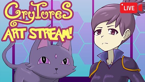Vtuber Draws Fake Pokemon | Crytures TTRPG