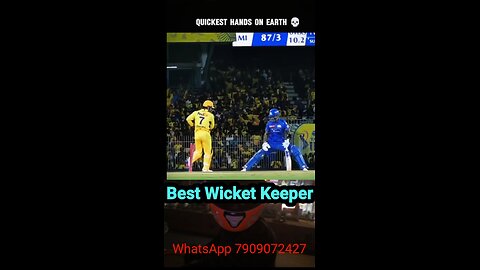 Best Wicket Keeper #dhoni #ipl #msdhoni #viratkohli #cricket #csk #rohitsharma #msd #mahi #india