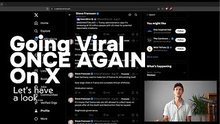 Going Viral ONCE AGAIN On X