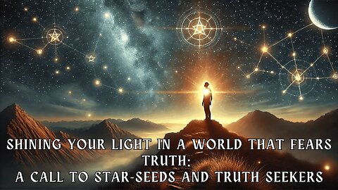 Shining Your Light in a World That Fears Truth: A Call to Star-seeds and Truth Seekers