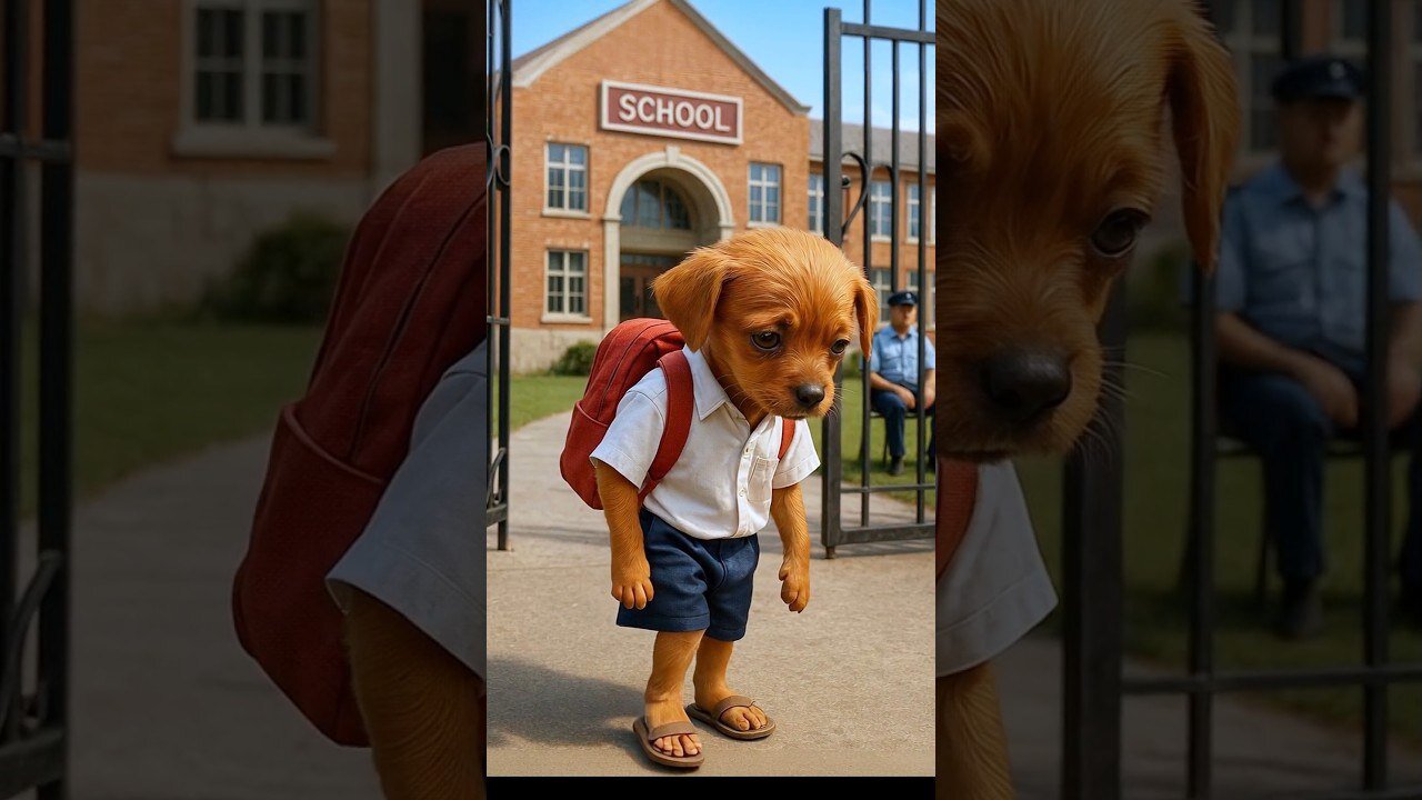 The poor puppy didn't have time