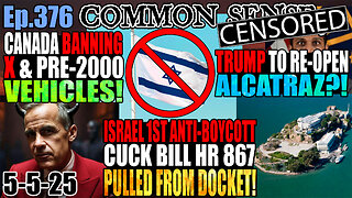 Ep.376 Israel 1st Anti-Boycott Bill Pulled From Congressional Docket! Netanyahu To “Conquer” Gaza! Trump To Re-Open Alcatraz?! War With Iran “On The Table”! Beagle Experiments Halted At NIH!