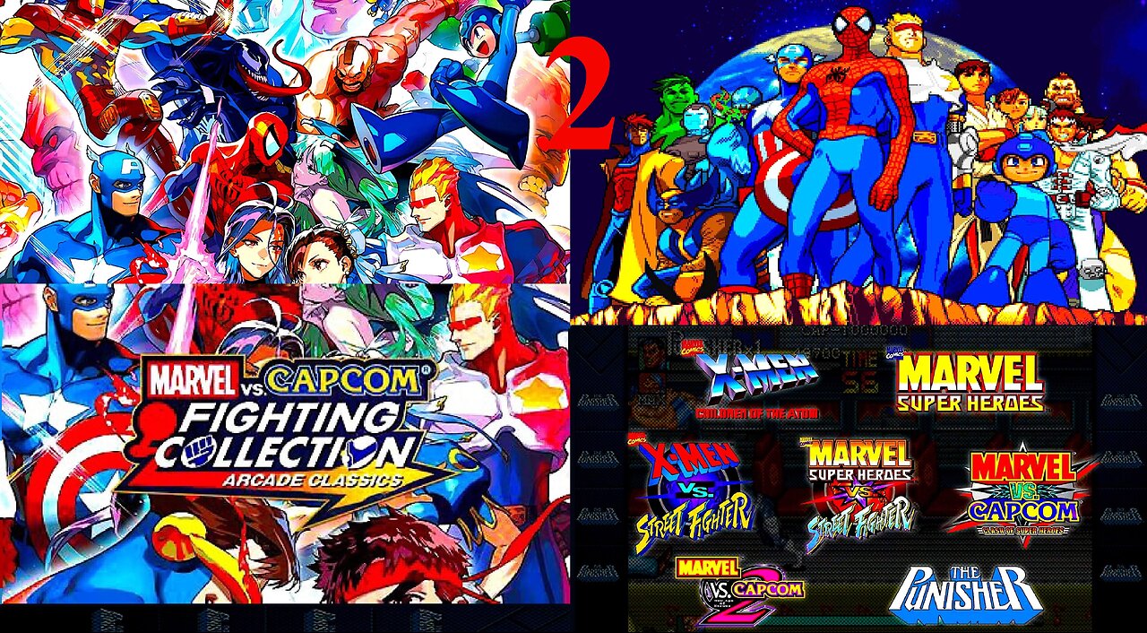 Marvel vs. Capcom Fighting Collection 2️⃣💪🏻🥋👊🏻🕷🕸 (Nintendo Switch OLED🎮)