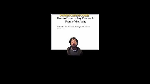 Know how to stand in a courtroom