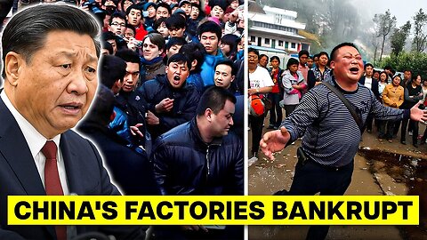 'Reality Bites China in the you know where': Factories Bankrupt & CCP Risks Millions of Lives