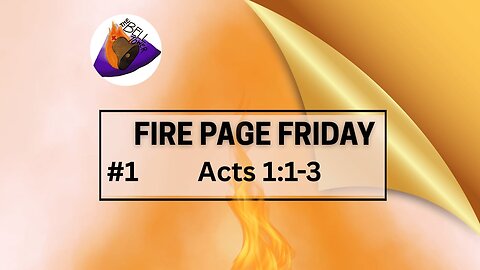 FirePage Friday Study #1 9/19/25