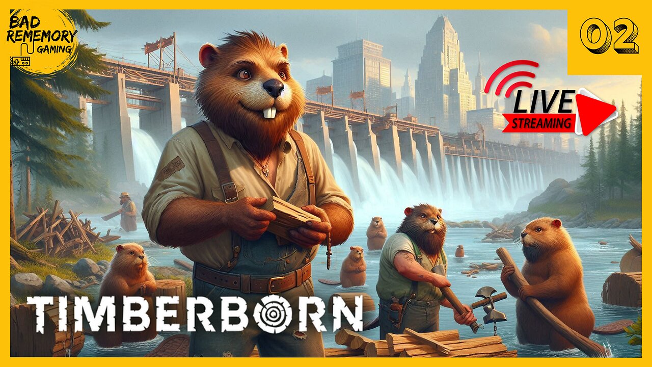 Building up the Main City l Timberborn l S1 E2