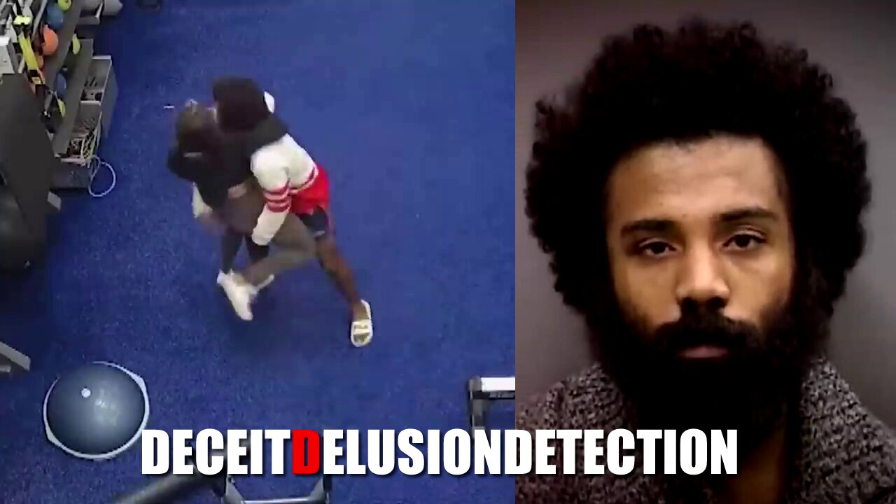 Hispanic woman fights off black sexual predator at gym