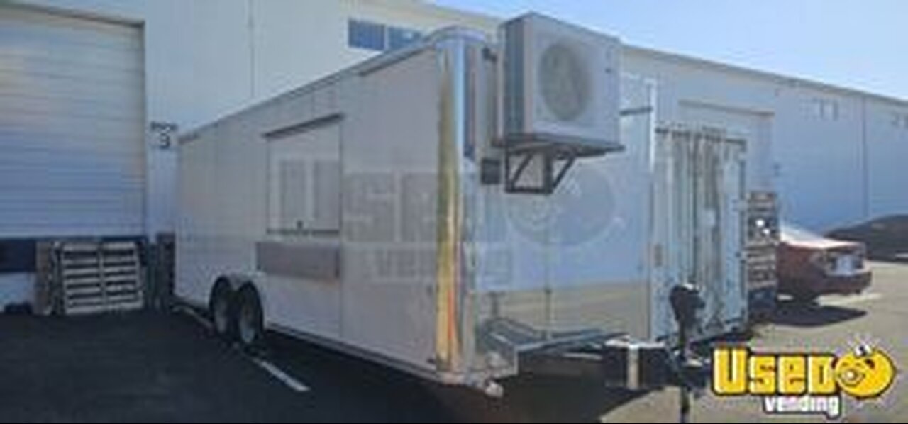 NEW - 2022 8.5' x 22' Kitchen Food Trailer with Fire Suppression System for Sale in Pennsylvania!