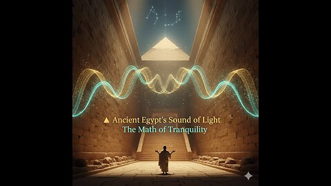 Ancient Egypt’s Sound of Light – The Math of Tranquility