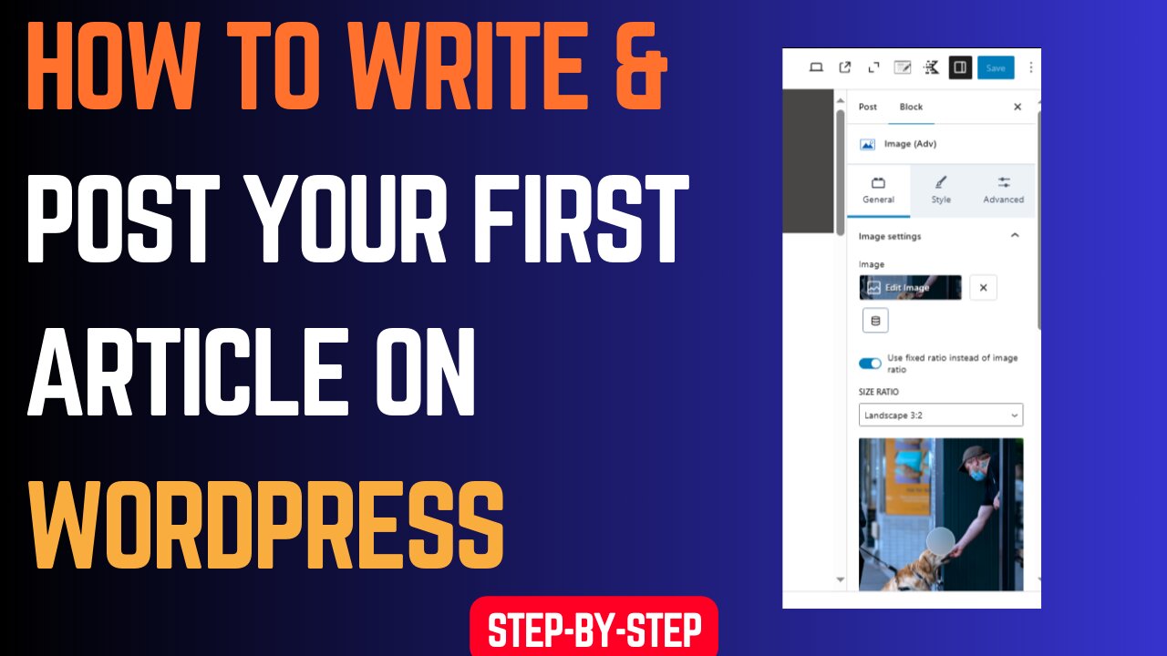 How to Write and Post your first Article on WordPress