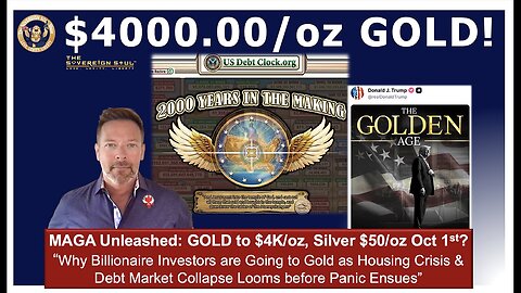 A WINNING Trump Boom: Gold to $4K, Silver $50 by Oct 1? MAGA Riches Explode! [DS] Ticked