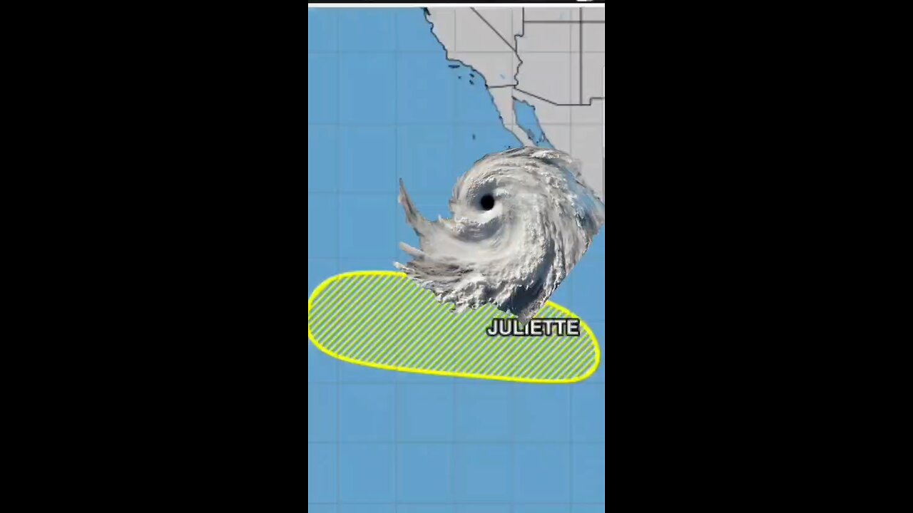 TROPICAL STORM #JULIETTE A LITTLE STRONGER... TIP OF BAJA CALIFORNIA